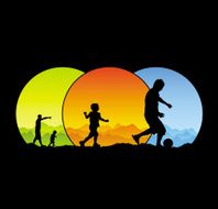 Man and boy having fun N2
