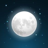 Full Moon And Stars N2