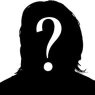 Vector silhouette of a man N920