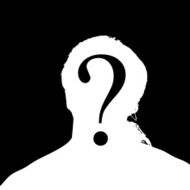 Vector silhouette of a man N921