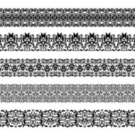 Set of repeating borders