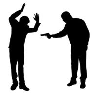 Vector silhouette of a man N941