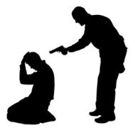 Vector silhouette of a man N945