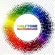 abstract colorful circle background vector illustration N3