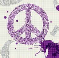 Hand-Drawn Peace symbol