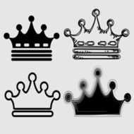 icons crown desing