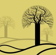 abstract tree symbol of nature