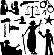 Criminal Justice Silhouettes