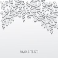 Floral ornament vector background