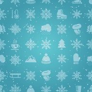 seamless winter pattern N8