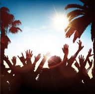 Summer party background N9