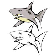 Cartoon Shark N97
