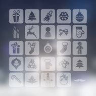 Christmas icons set N197