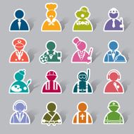 Occupation Color Icon Label N4