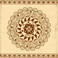 Beautiful Mexican ethnic ornament N9