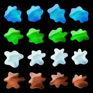 isolated blots