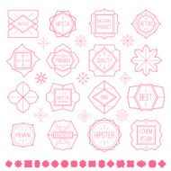 Labels and Design Elements N4