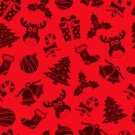 Seamless Christmas Background N32