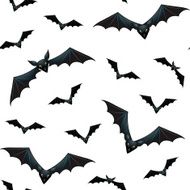 Bats seamless vector wallpaper