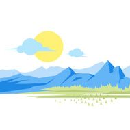 Mountain landscape N19