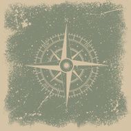 Grunge wind rose N2