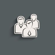 Group of people sign icon N3
