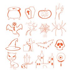 Symbol halloween concept Vector icon