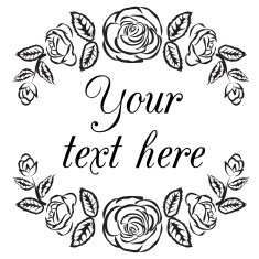 Logo with roses N2