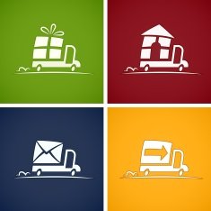 set icons for delivery service