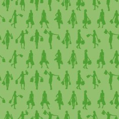 Shoppers seamless pattern N2