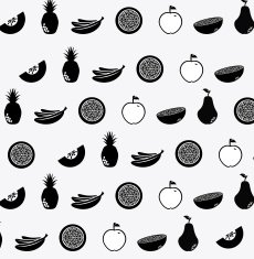 icons fruits variety