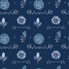 ornament seamless of floral graphic design elements N12