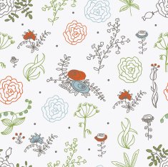 ornament seamless of floral graphic design elements N17