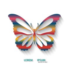 Butterfly Logo vector design template