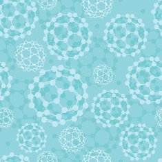 Buckyballs seamless pattern background N2