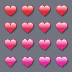 Shiny Heart Set N2