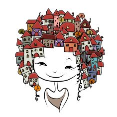City girl concept for your design N2