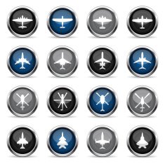 Supergloss Icons - Airplanes & Helicopters
