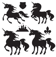 Unicorn vector illustration