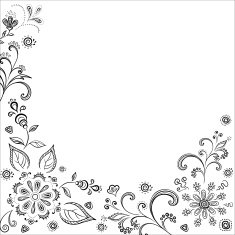 Flower background contours N5
