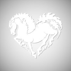 heart with horse N3