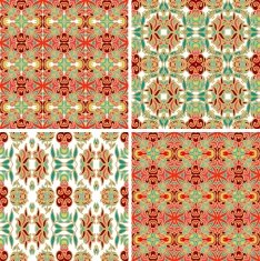 Set of decorative seamless patterns N2