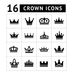 Set of crown icons N3