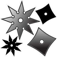 Ninja Throwing Stars N3