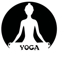 Meditating woman - yoga concept