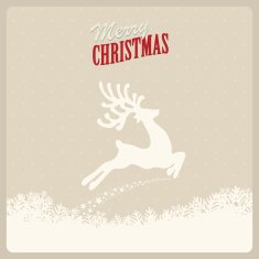 reindeer fly merry christmas N3