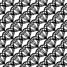 Vintage seamless pattern in black and white