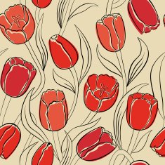 Seamless floral background N363