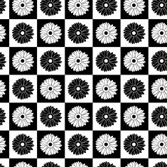 Seamless background with flowers Vector illustration N2