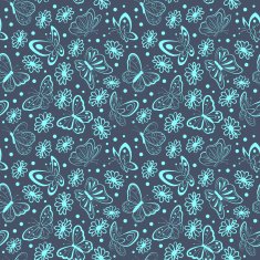 Beautiful butterflies seamless N2